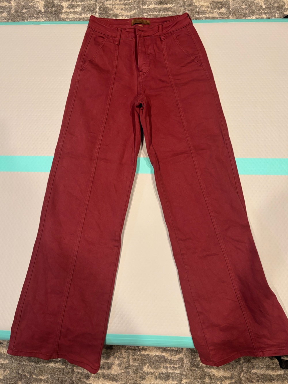 Judy Blue Deep Red Slim Chinos